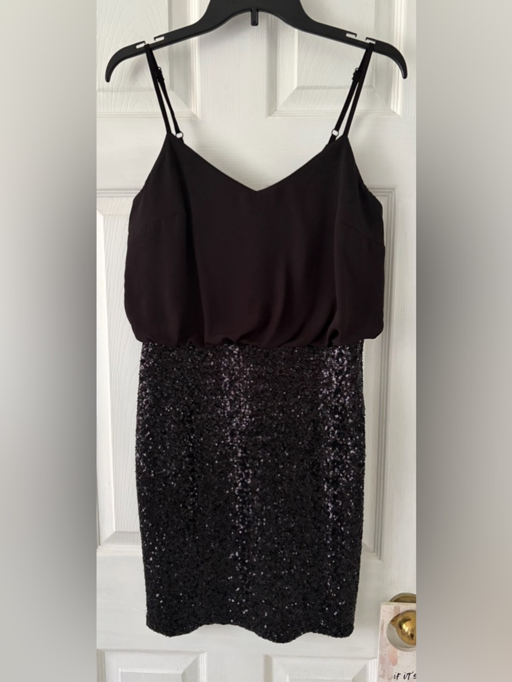 ASOS Black Sequin Cocktail Dress
